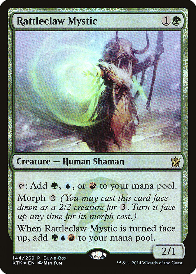 Rattleclaw Mystic (Buy-A-Box) [Khans of Tarkir Promos] | Silver Goblin