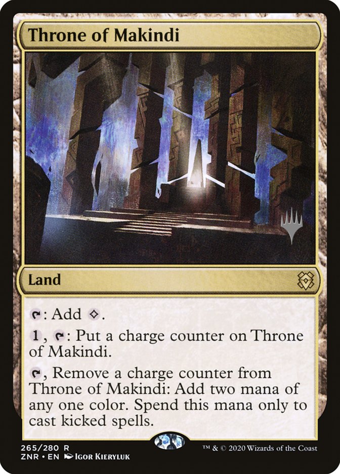 Throne of Makindi (Promo Pack) [Zendikar Rising Promos] | Silver Goblin