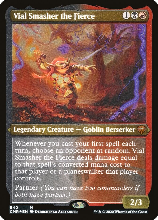 Vial Smasher the Fierce (Etched) [Commander Legends] | Silver Goblin