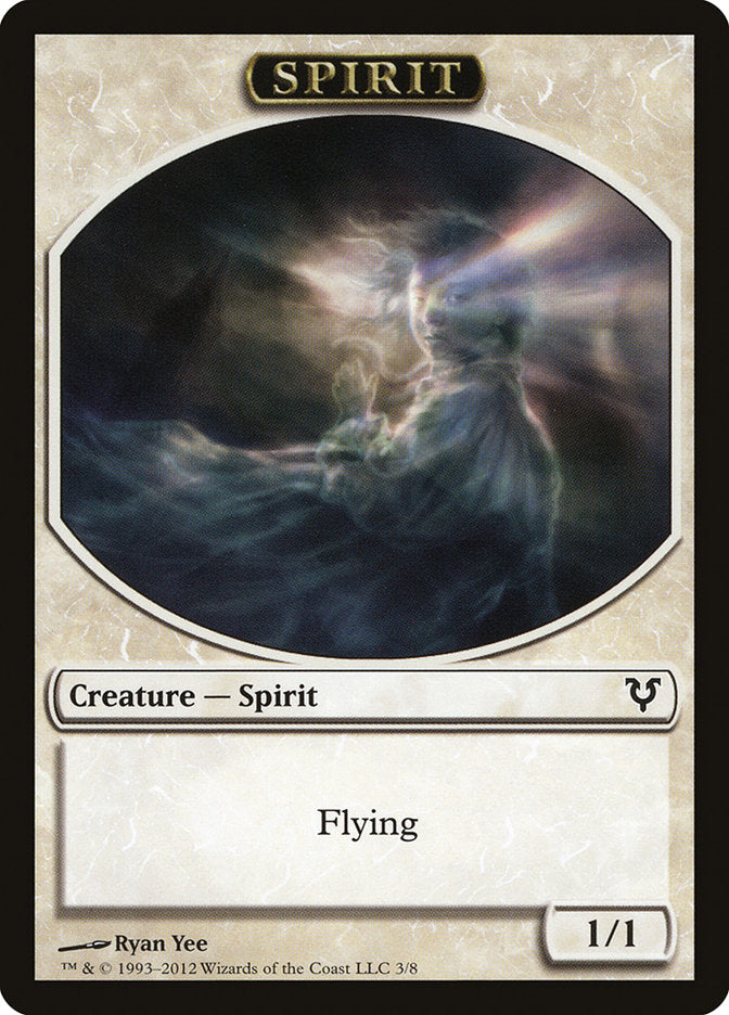 Spirit Token (3/8) [Avacyn Restored Tokens] | Silver Goblin