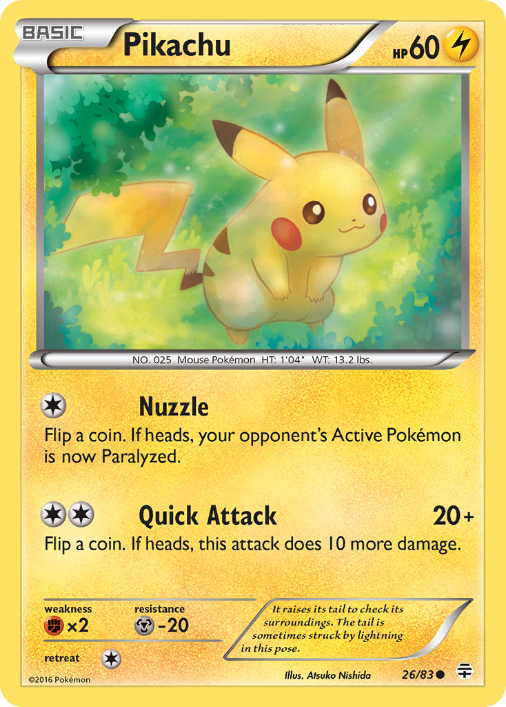 Pikachu (26/83) [XY: Generations] | Silver Goblin