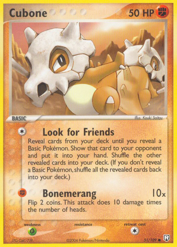 Cubone (51/109) [EX: Team Rocket Returns] | Silver Goblin