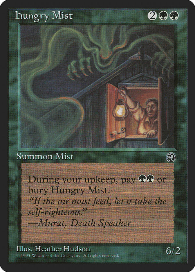 Hungry Mist (Murat Flavor Text) [Homelands] | Silver Goblin
