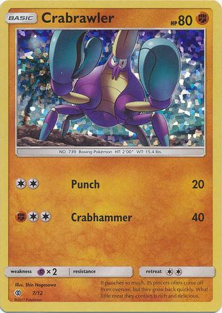 Crabrawler (7/12) [McDonald's Promos: 2017 Collection] | Silver Goblin