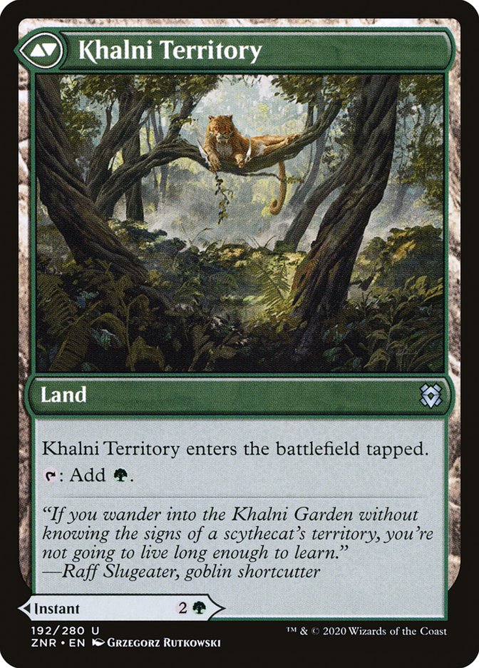 Khalni Ambush // Khalni Territory [Zendikar Rising] | Silver Goblin