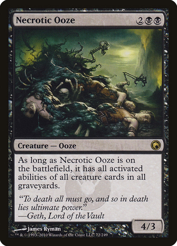 Necrotic Ooze [Scars of Mirrodin] | Silver Goblin