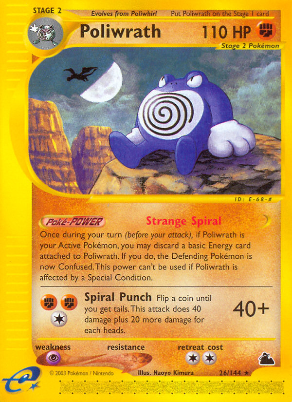 Poliwrath (26/144) [Skyridge] | Silver Goblin