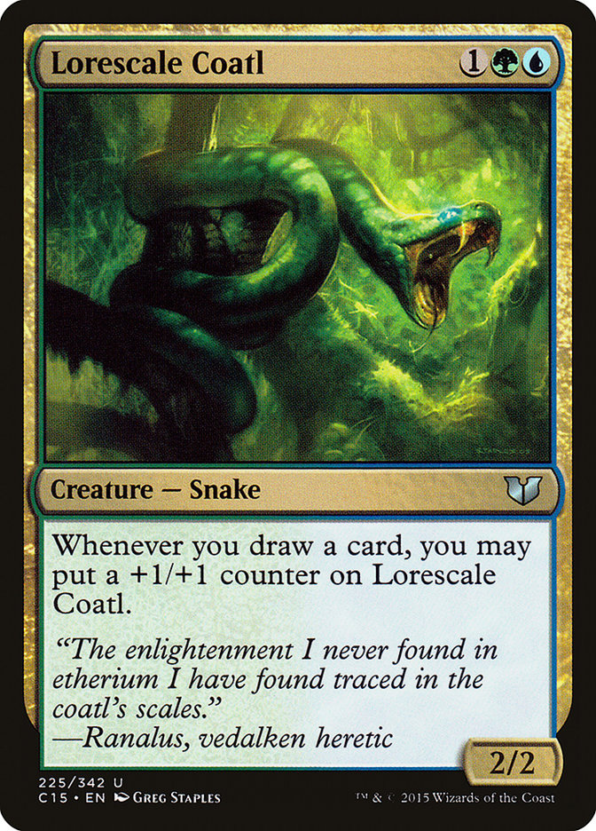 Lorescale Coatl [Commander 2015] | Silver Goblin
