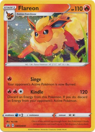 Flareon (SWSH041) [Sword & Shield: Black Star Promos] | Silver Goblin