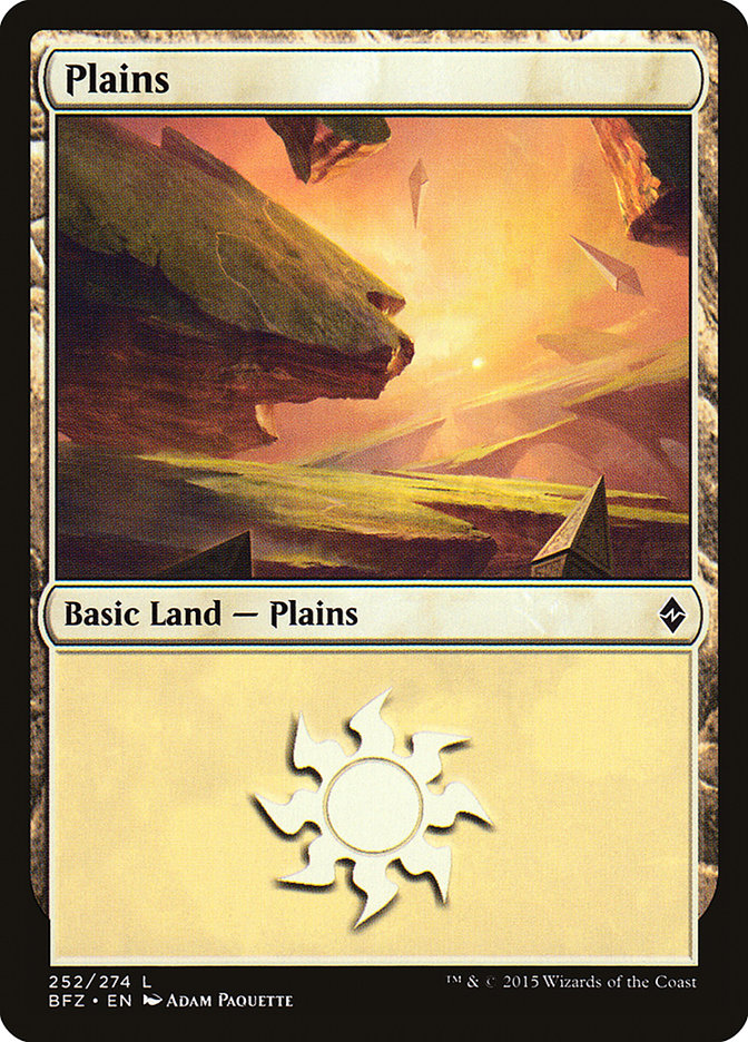 Plains (252) [Battle for Zendikar] | Silver Goblin