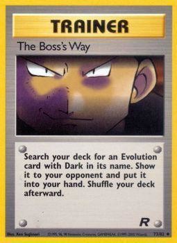 The Boss's Way (73/82) [Team Rocket Unlimited] | Silver Goblin