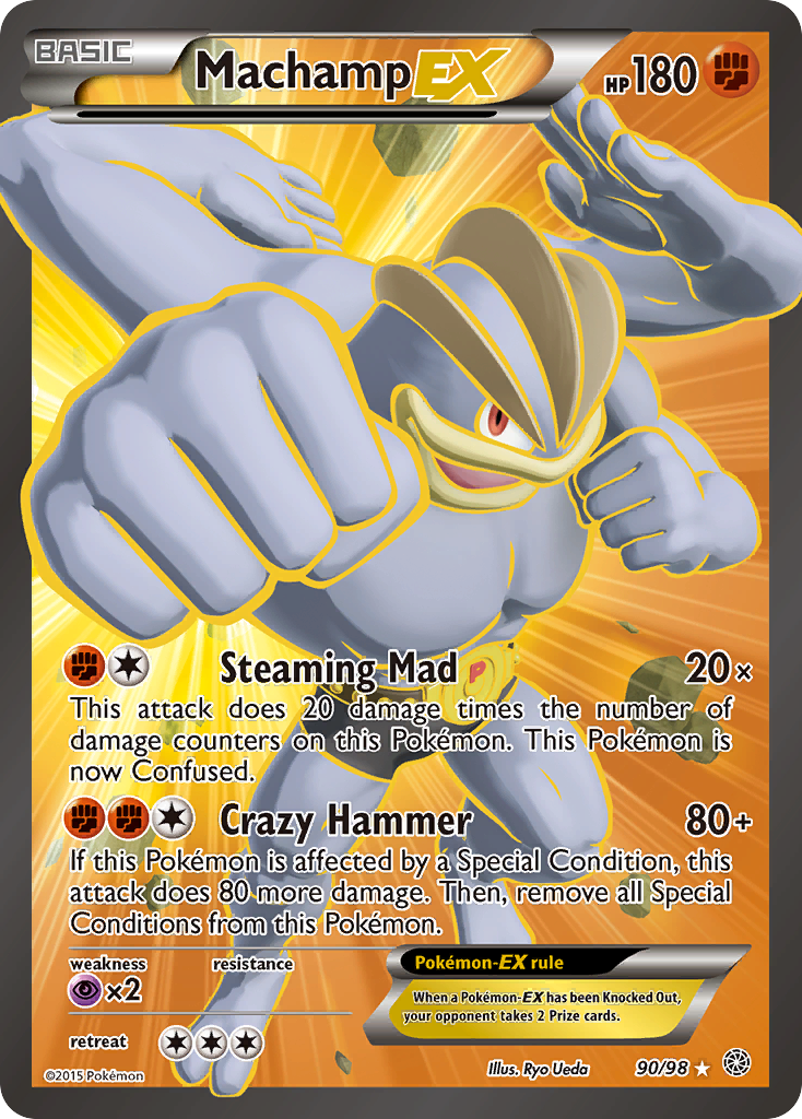 Machamp EX (90/98) [XY: Ancient Origins] | Silver Goblin