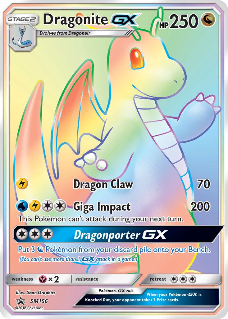 Dragonite GX (SM156) [Sun & Moon: Black Star Promos] | Silver Goblin