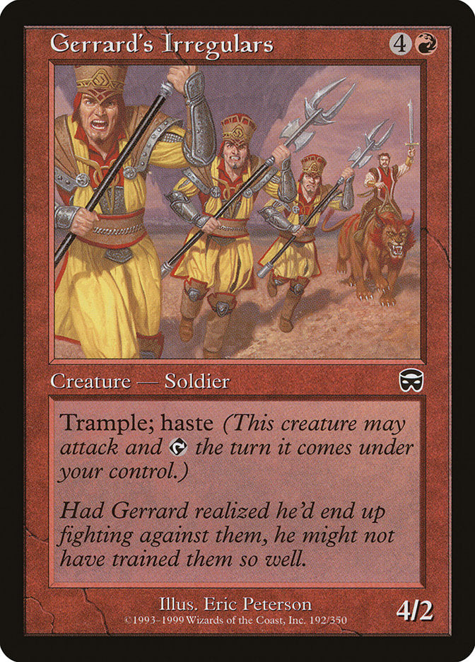 Gerrard's Irregulars [Mercadian Masques] | Silver Goblin