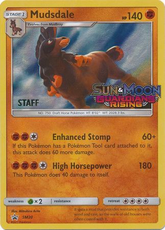 Mudsdale (SM20) (Staff Prerelease Promo) [Sun & Moon: Black Star Promos] | Silver Goblin