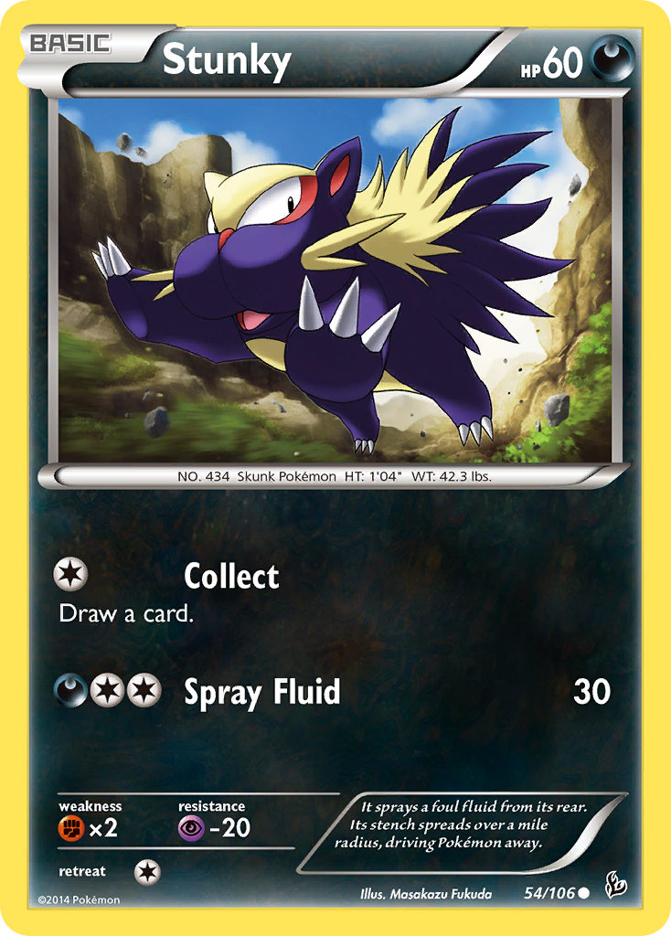 Stunky (54/106) [XY: Flashfire] | Silver Goblin