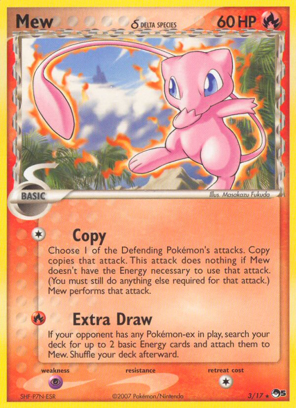 Mew (3/17) (Delta Species) [POP Series 5] | Silver Goblin