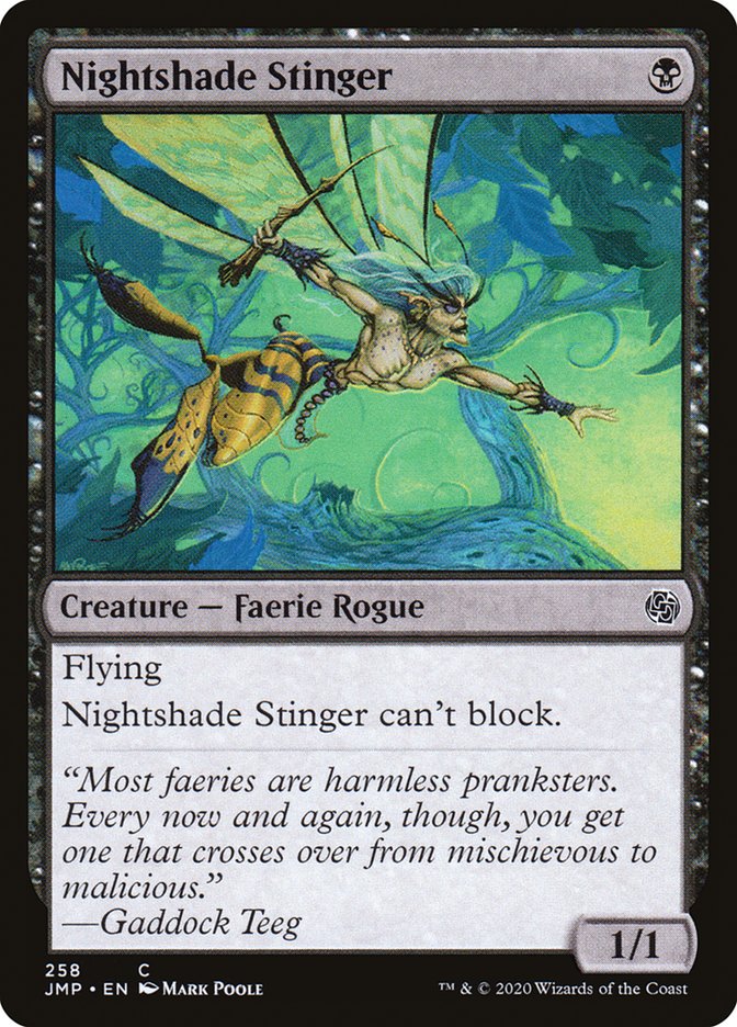 Nightshade Stinger [Jumpstart] | Silver Goblin