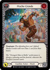 Macho Grande (Red) [EVR027] (Everfest)  1st Edition Rainbow Foil | Silver Goblin