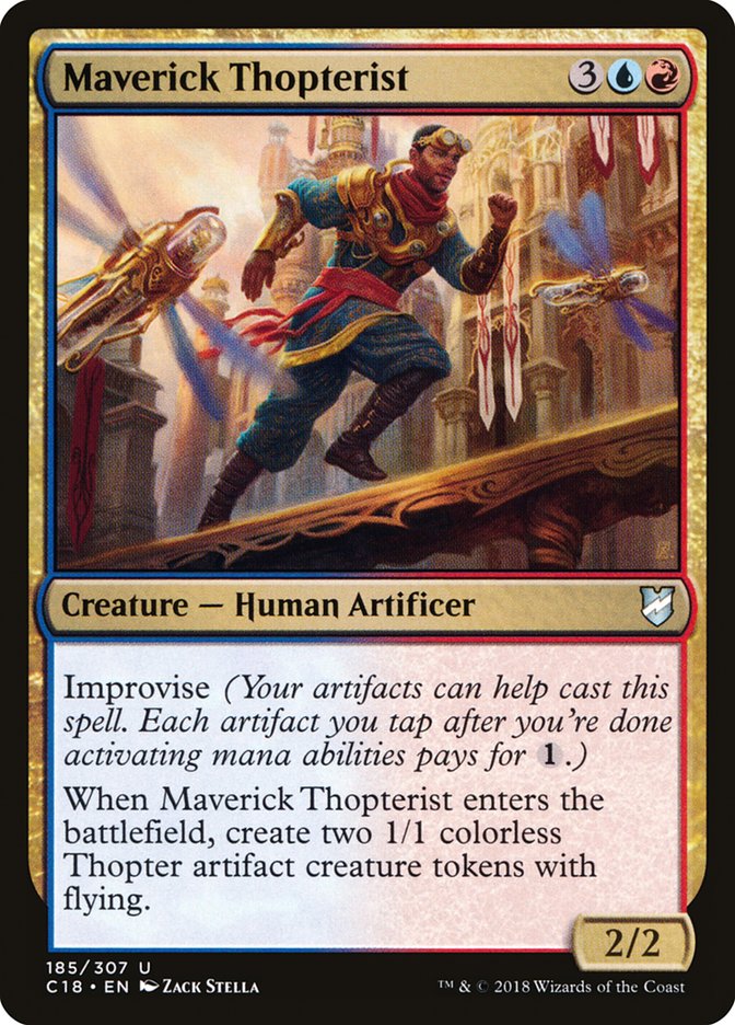 Maverick Thopterist [Commander 2018] | Silver Goblin