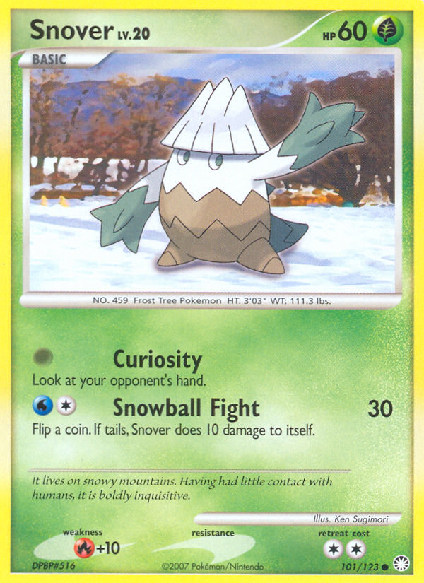 Snover (101/123) [Diamond & Pearl: Mysterious Treasures] | Silver Goblin