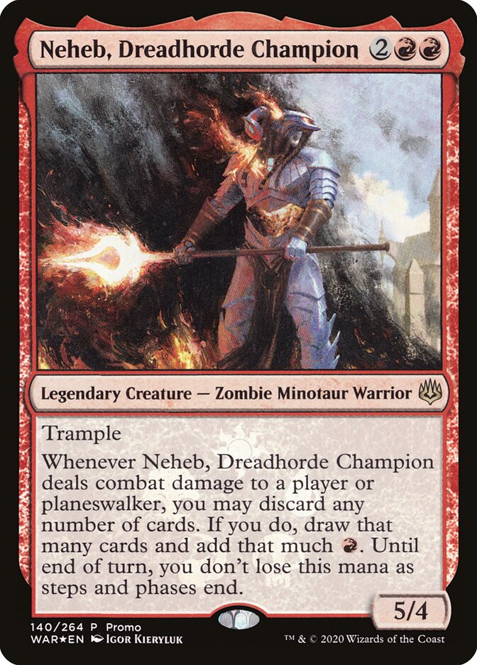 Neheb, Dreadhorde Champion [Resale Promos] | Silver Goblin
