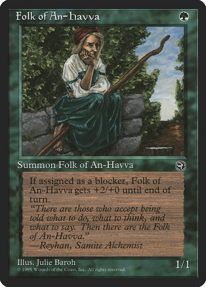 Folk of An-Havva (Reyhan Flavor Text) [Homelands] | Silver Goblin