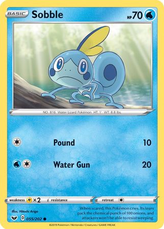 Sobble (055/202) (Premium Collection) [Sword & Shield: Base Set] | Silver Goblin