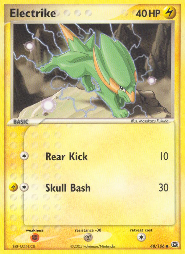 Electrike (48/106) [EX: Emerald] | Silver Goblin