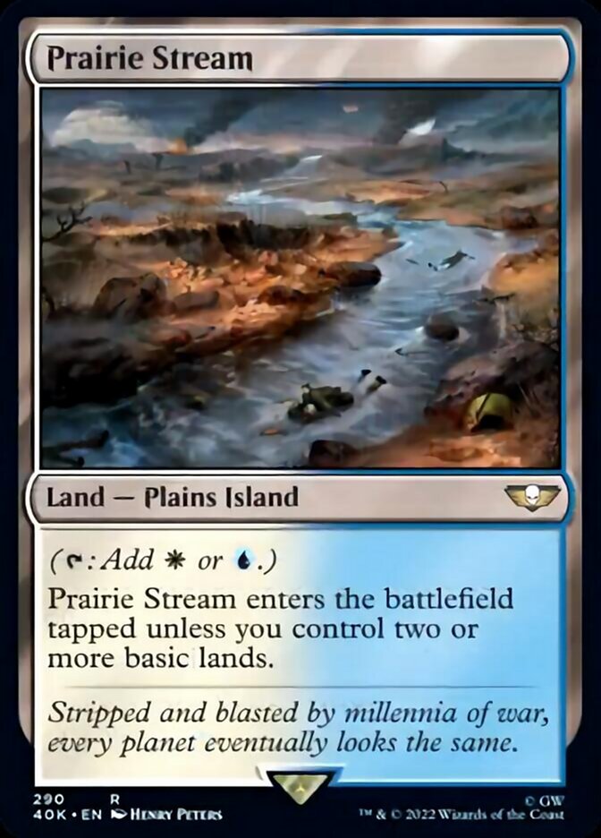 Prairie Stream (Surge Foil) [Warhammer 40,000] | Silver Goblin