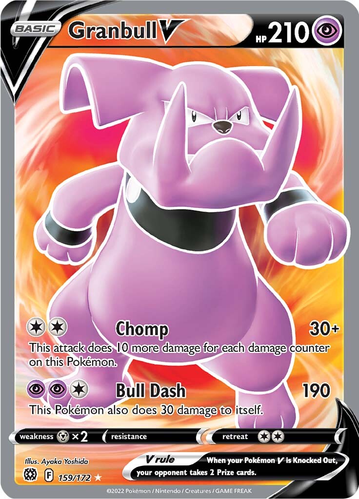 Granbull V (159/172) [Sword & Shield: Brilliant Stars] | Silver Goblin