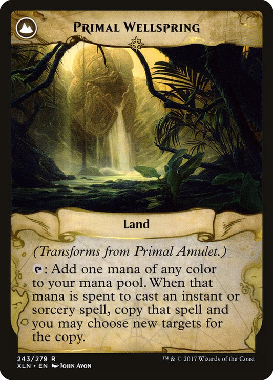 Primal Amulet // Primal Wellspring (243) - Ixalan