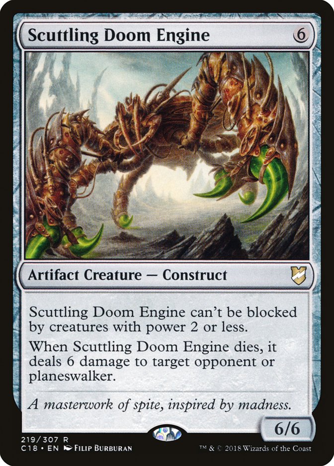 Scuttling Doom Engine [Commander 2018] | Silver Goblin