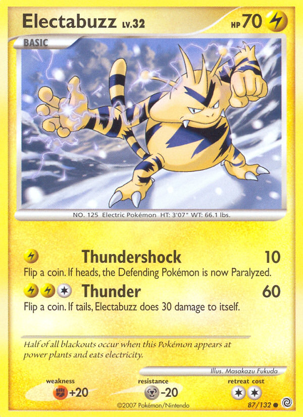 Electabuzz (87/132) [Diamond & Pearl: Secret Wonders] | Silver Goblin