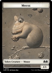 Mouse // Food (0011) Double-Sided Token [Wilds of Eldraine Tokens] | Silver Goblin