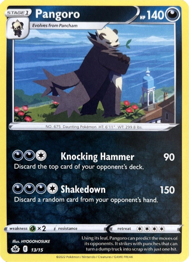 Pangoro (13/15) [McDonald's Promos: Match Battle] | Silver Goblin