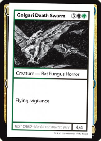 Golgari Death Swarm (2021 Edition) [Mystery Booster Playtest Cards] | Silver Goblin