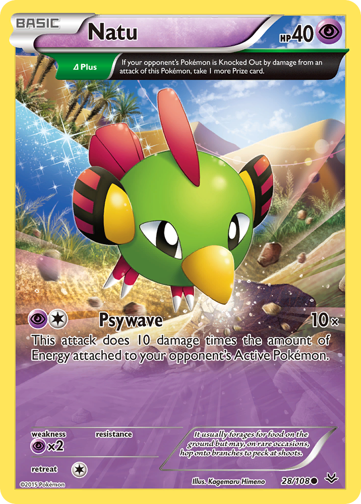 Natu (28/108) [XY: Roaring Skies] | Silver Goblin