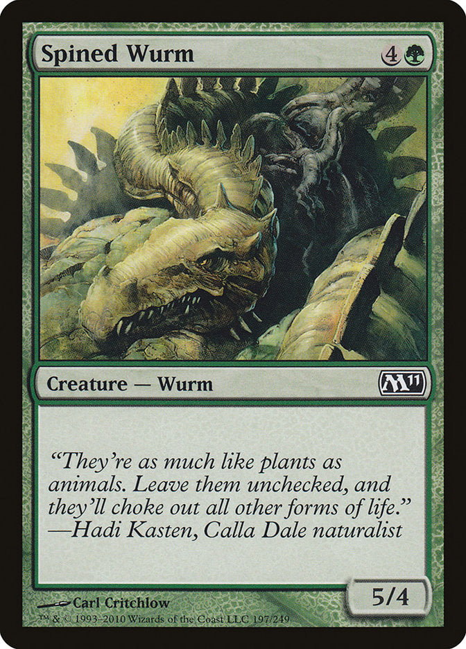 Spined Wurm [Magic 2011] | Silver Goblin