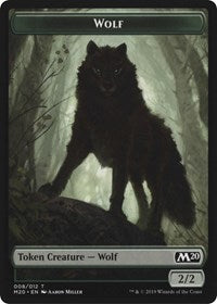 Zombie // Wolf Double-Sided Token [Game Night 2019 Tokens] | Silver Goblin