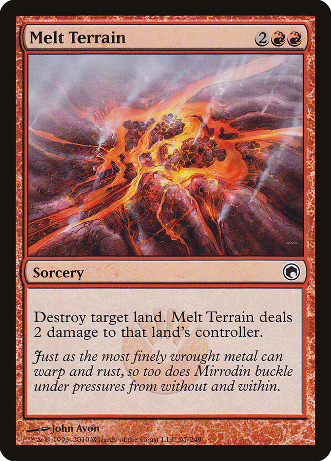 Melt Terrain [Scars of Mirrodin] | Silver Goblin