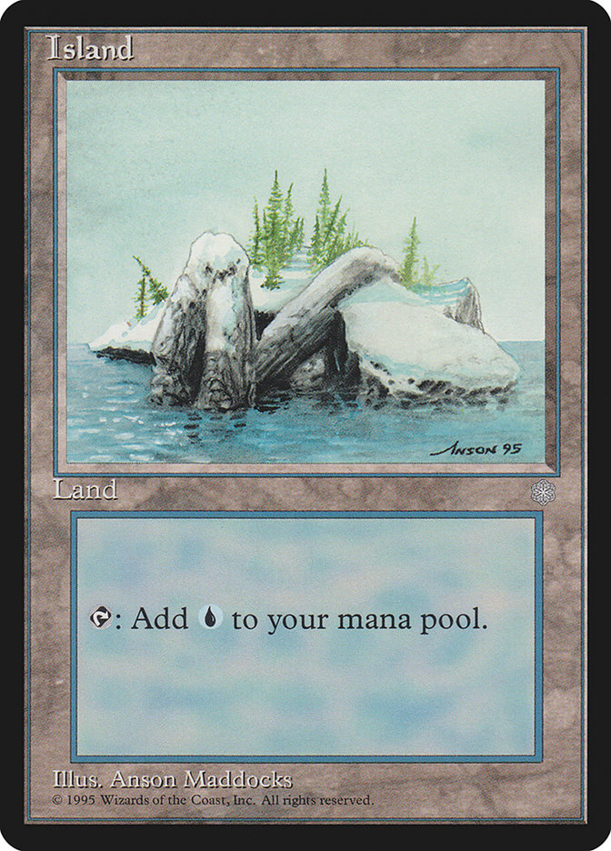 Island (Signature on Right) [Ice Age] | Silver Goblin