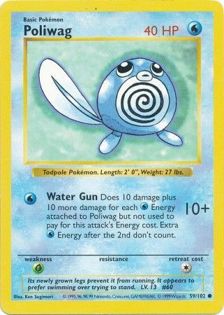 Poliwag (59/102) [Base Set Shadowless Unlimited] | Silver Goblin