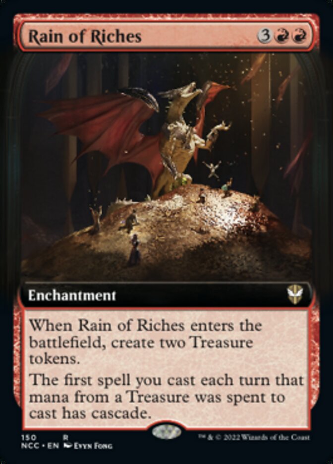 Rain of Riches (Extended Art) [Streets of New Capenna Commander] | Silver Goblin