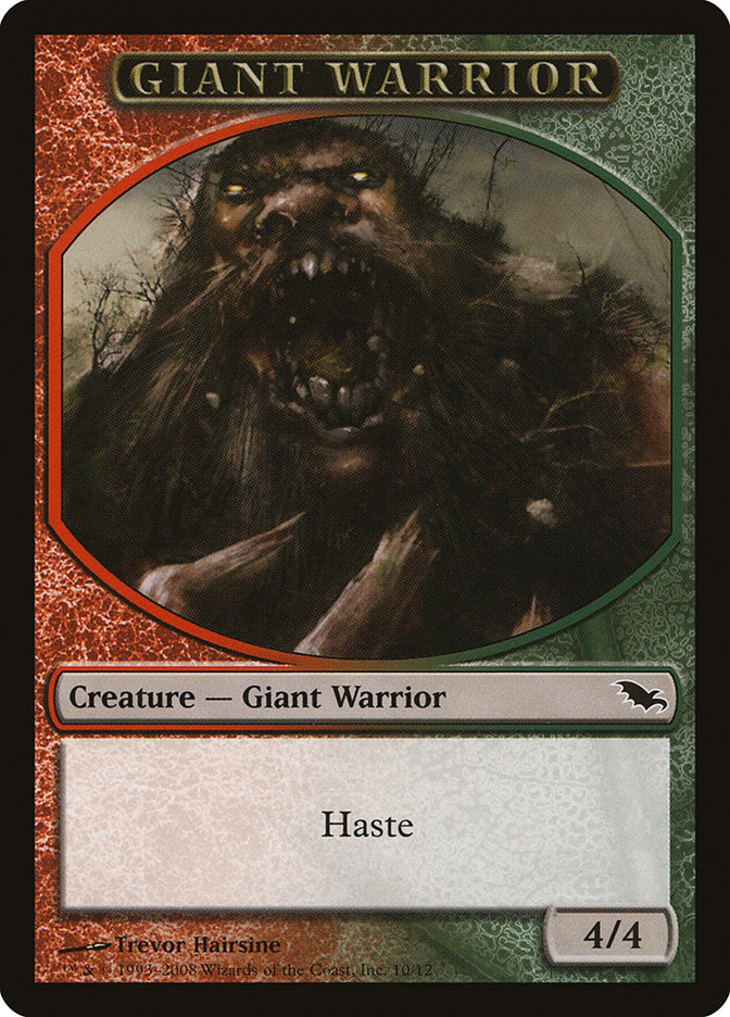 Giant Warrior Token [Shadowmoor Tokens] | Silver Goblin
