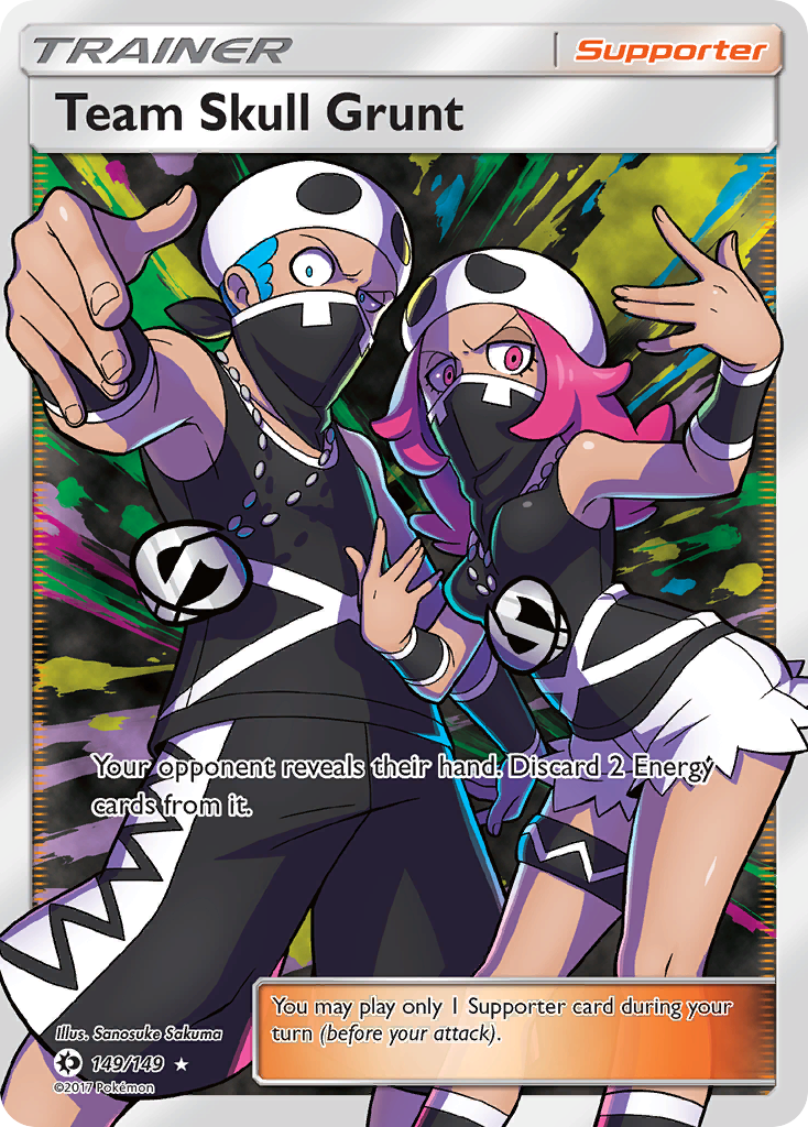 Team Skull Grunt (149/149) [Sun & Moon: Base Set] | Silver Goblin