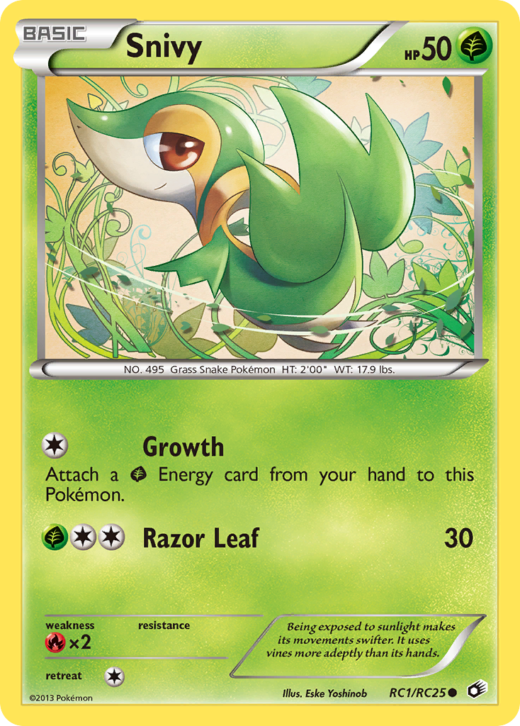 Snivy (RC1/RC25) [Black & White: Legendary Treasures] | Silver Goblin