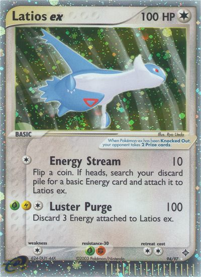 Latios ex (94/97) [EX: Dragon] | Silver Goblin