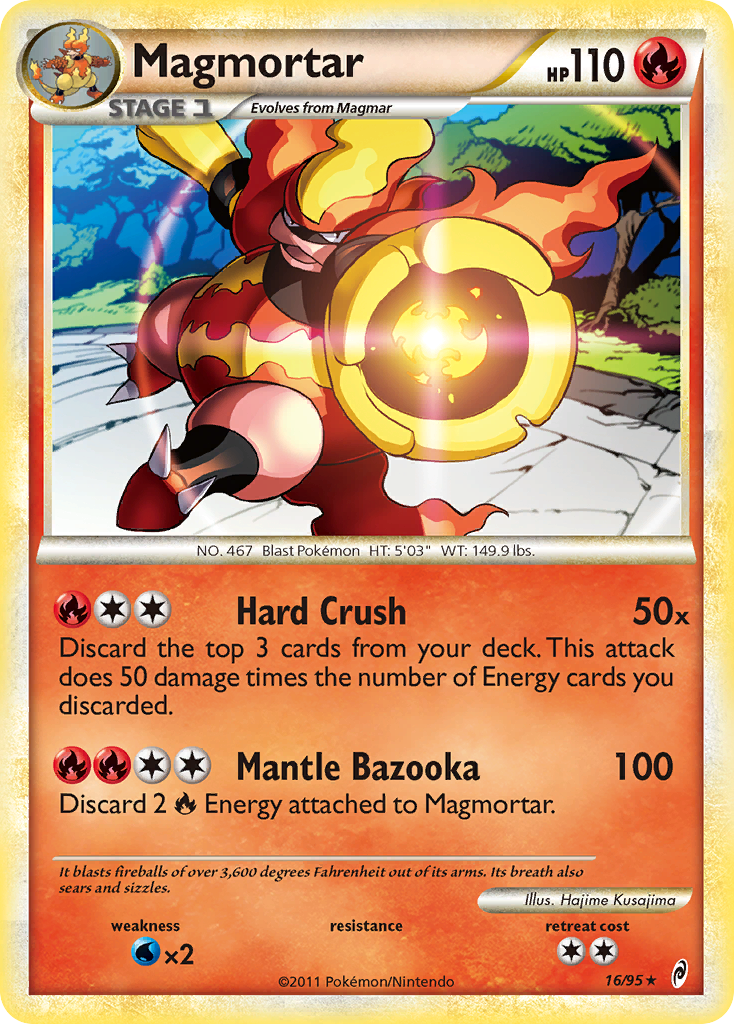 Magmortar (16/95) [HeartGold & SoulSilver: Call of Legends] | Silver Goblin