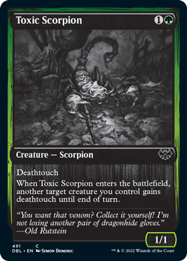 Toxic Scorpion [Innistrad: Double Feature] | Silver Goblin